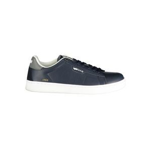 Gas Blue Polyurethane Men Men's Sneaker